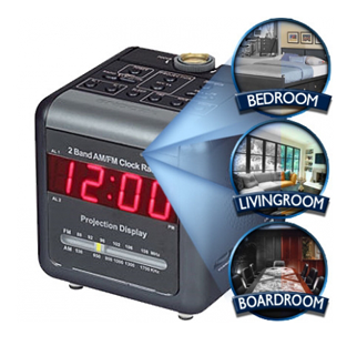 Spy Projection Clock Camera